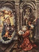 St Luke Painting the Madonna sdg GOSSAERT, Jan (Mabuse)